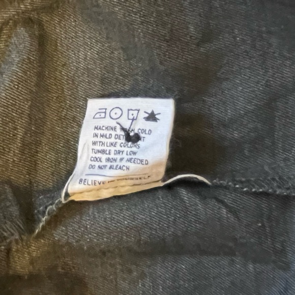 EUC - Bridge & Burn Harper Drawstring Dress in Grey Twill (has pockets!) - Picture 10 of 10